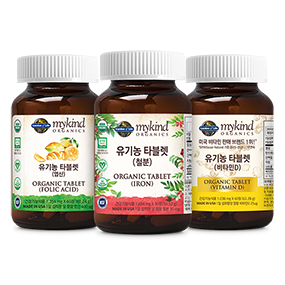 [특가찬스] 유기농엽산 60정+철분 30정+비타민D 60정